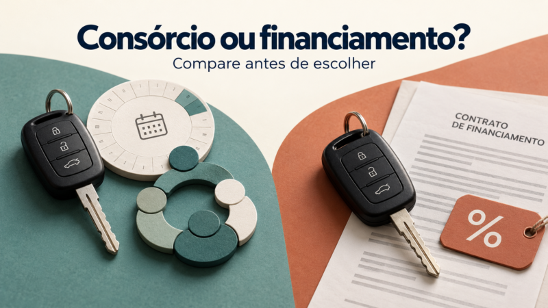 Consórcio ou Financiamento: Qual a Melhor Opção